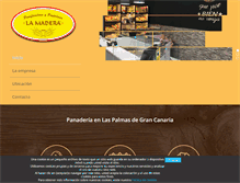 Tablet Screenshot of lamaderapastelerias.com